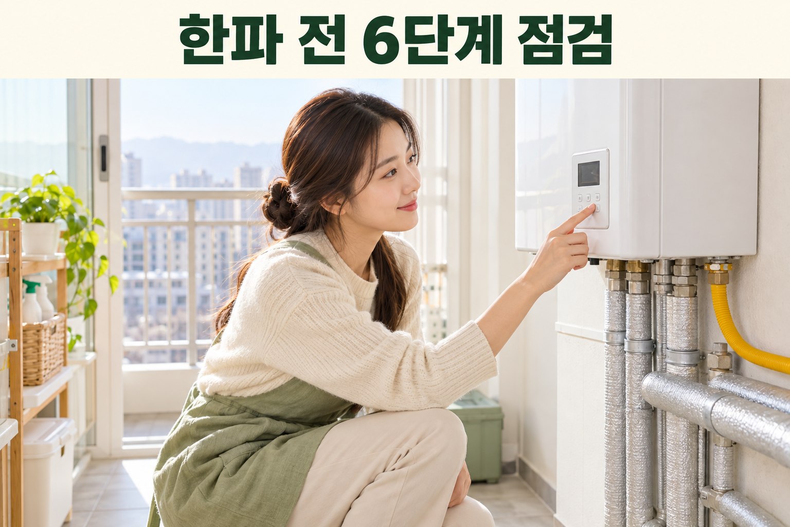 보일러 동파 예방 방법: 외출 전 수도계량기·배관 점검 6단계